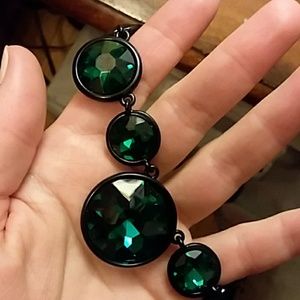 Dark Emerald Statement Necklace